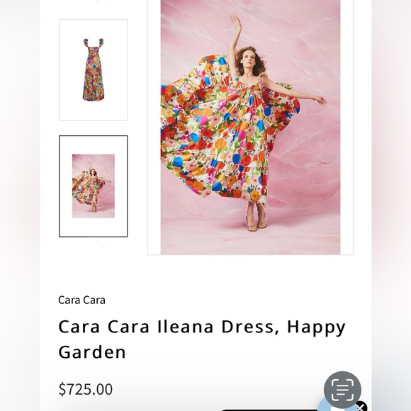 Cara Cara Ileana Dress, Happy Garden - Picture 6 of 9